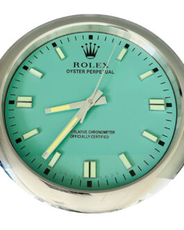 Zegar ścienny Tiffany Blue Rolex Oyster Perpetual
